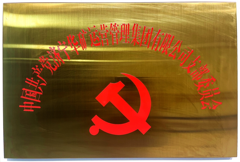 熱烈祝賀中共華礦集團(tuán)支部委員會正式掛牌！